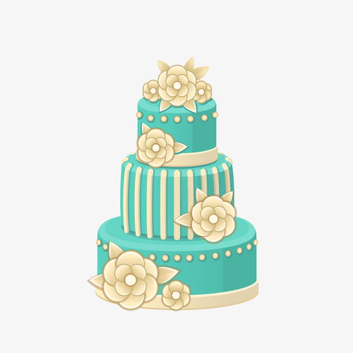 婚礼绿色鲜花蛋糕高清素材 png 设计图片 免费下载 页面网页 平面电商 创意素材 素材
